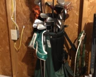 Outside around the house