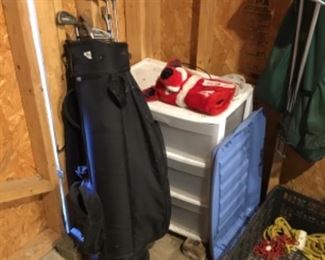 Outside around the house