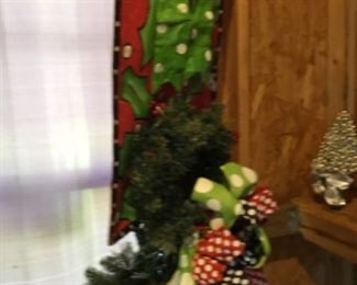 Outside around the house