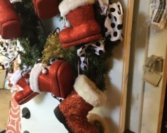 Outside around the house