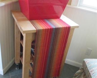 Butcher Block Kitchen Station