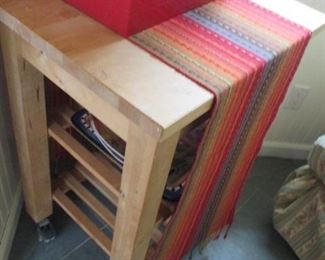 Butcher Block Kitchen Station