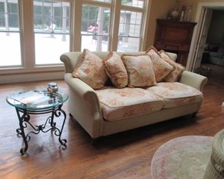 Domain Furniture Throughout
Domain Chaise Lounge ~ Glass & Iron Accent Tables