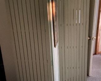 Mint green folding screen