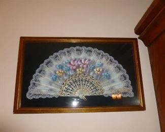 Vintage Framed Fan