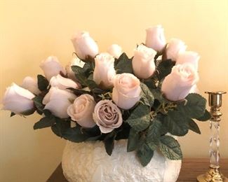 Silk rose bud bouquet
