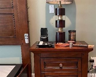 Eclectic cylindrical lamps