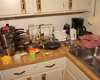 Lusterware Pots and Pans