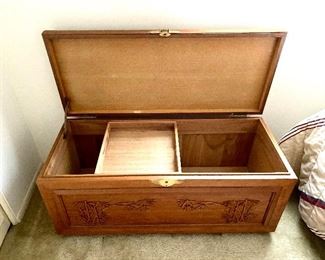 Beautiful and Immaculate Asian Blanket Chest $300