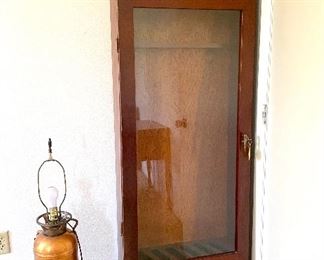 Gun Cabinet Measures 24"w x 9"dp x 72" h    $150