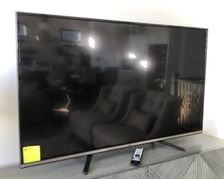 #7) - $250 - Haier 55Inch Slim Led TV with Remote.  Never Used as a TV.  Monitor used to run display loop.