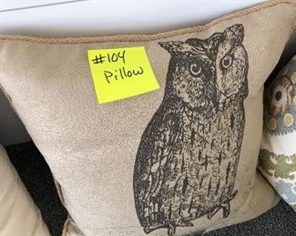 #104)  $8 - Various Accent Pillows.  (New)