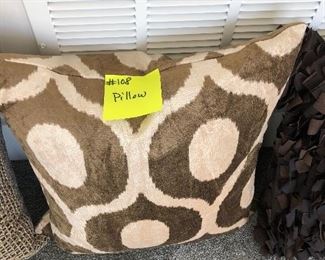 #108)  $8 - Various Accent Pillows.  (New)