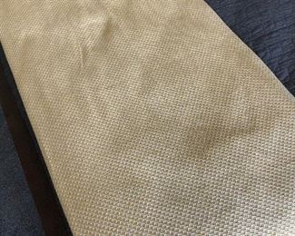 #121)  $140 - Queen Bedding.  Includes Queen Sheet set, Gray Quilt, Yellow Blanket, 4 Bed Pillows, 3 Shams with Pillows, 4 Decorator Pillows.  