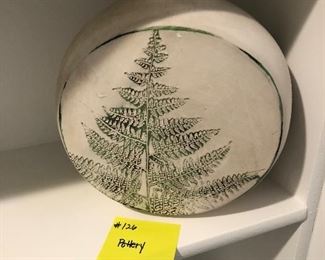 #126)  $20 - Pottery Decor. 