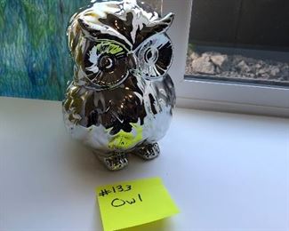 #133) $10 - Silver Owl.