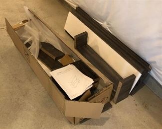 #228) $50 - Distressed Cabinet.  Unassembled still in box with instructions.  