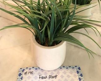 #198) $10 - Faux Plant.