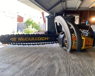 McCulloch Wildcat Chain Saw