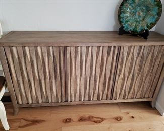 This is one beautiful Modern piece....Credenza...Rustic Beach color.  