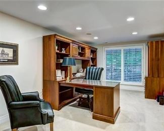 Desk and Bookcases 
