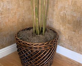Faux Bamboo Plant	36 inches high	