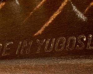 2pc MCM Danish Modern Hans Werner Style Rope Folding Chairs (Yugoslavia)	31x24x28in