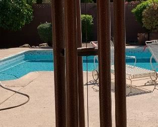 Med Tube Wind Chimes	28in	