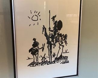 Pablo Picasso Don Quixote Print	27x21in