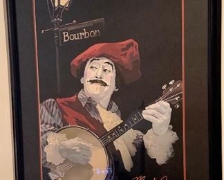 *Signed*  Artist Proof Numbered Ron Picou Marci Gras	34x27in	