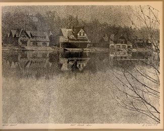 *Signed* R Ehrlich Boat House Row Artist Proof	16x20in	
