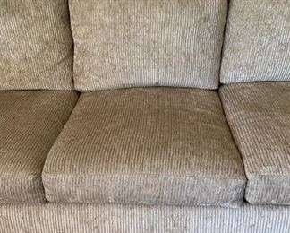 Bernhardt Trevor Corduroy Contemporary Sofa/Couch 39 x 93 x 43 HxWxD