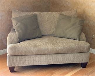 Bernhardt Trevor Corduroy Contemporary Oversized Chair 39 x 60 x 43 HxWxD