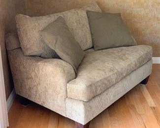 Bernhardt Trevor Corduroy Contemporary Oversized Chair 39 x 60 x 43 HxWxD