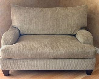 Bernhardt Trevor Corduroy Contemporary Oversized Chair 39 x 60 x 43 HxWxD