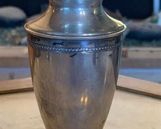 Sterling Silver Compote Footed Bowl w/ Handle Weighted 6.5in H x 5.75in diameter 182 grams