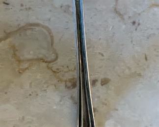 5pc Manchester Sterling Silver Spoons Shell Ladle 5.75in L 82 grams