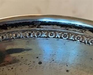 Sterling Silver Compote Footed Bowl 3in H x 5in Diameter 124 grams