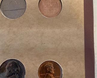 1958 US Coin Proof Set Board: 5.75x8in