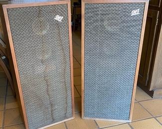IMF 60’s Vintage Speakers PAIR British 34x15x10.5in