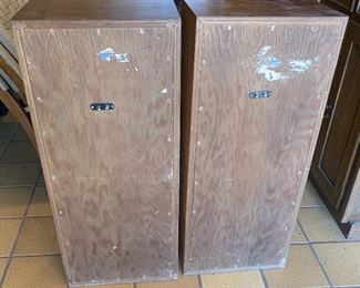 IMF 60’s Vintage Speakers PAIR British 34x15x10.5in
