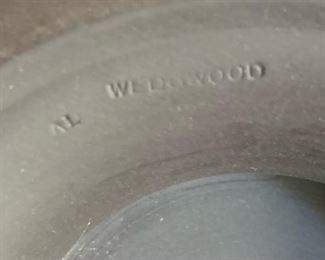 Wedgwood Jasperware Black Basalt 8in Imperial Centerpiece Bowl 5in H x 8.25in Diameter