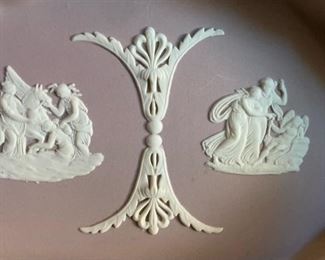 Wedgwood Jasperware Lilac Pin Dish Tray 5in x 3.5in