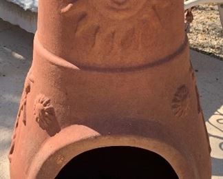 Lg Terracotta Chiminea 49 x 18 x 18 HxWxD