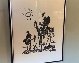 Pablo Picasso Don Quixote Print 27x21in