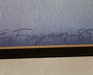 *Signed* Erik Freyman Litho Framed 34x48in
