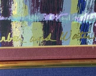 *Signed* Numbered Ron Picou Rainy Street 23x29in