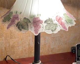 Retro Grape Pattern Lamp 23in H x 16in Diameter