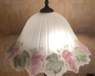 Retro Grape Pattern Lamp 23in H x 16in Diameter