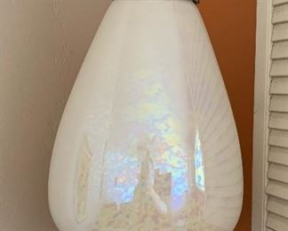 Vintage Pendant Swag Lamp 21in x 10in Diameter